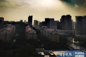 雷雨过后的落日，气象万千很惊艳图片