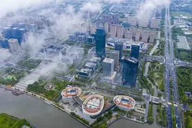 宁波：云端之上看镇海新城图片
