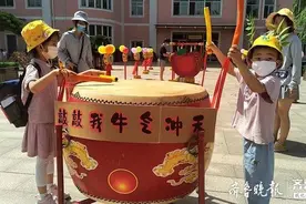 萌娃回归，滨州这家幼儿园的迎接方式很特别图片