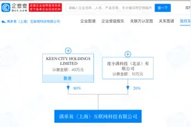 度小满成立满承易互联网公司 为公司第二大股东图片