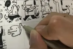 画笔下有大千世界！他们在抖音打造童真童趣小世界图片