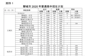 定了！聊城2020年中考时间为7月12日至15日，各高中招生计划公布图片