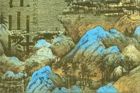 历代名画解析：跟着何加林临摹《千里江山图》图片