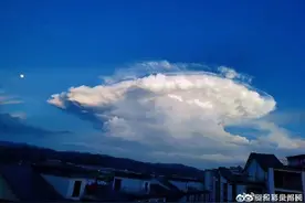 云南普洱巨型蘑菇云图片