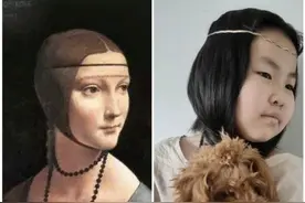 “名人名画超级模仿秀”省二实验小学南湖校区这场“家庭教学”挺有新意图片