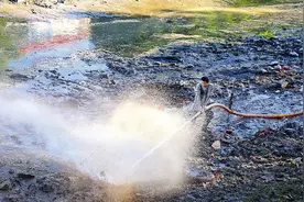 高压水枪冲洗河道，大运河这波操作意义非凡│藏不住来了！原来你是这样的南川楼图片