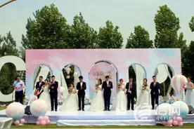 情缘一线姻为有你 莱西市举行2020新时代集体婚礼图片