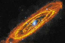 百亿光年外有个“宇宙火环”恒星形成速度为银河系50倍图片