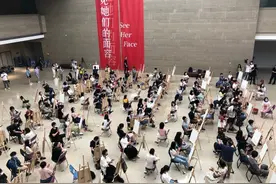记录她们最美的样子，美院师生为邵逸夫医院40位援鄂医护人员绘像图片
