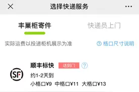 重庆9元起 丰巢“送到柜”寄件服务全国上线图片
