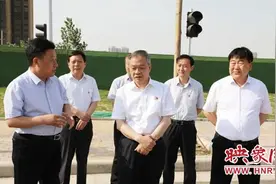 许昌市委书记胡五岳调研瑞贝卡大道与阳光大道连通工程图片