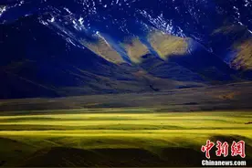 新疆托克逊县黑山草原夏日风光旖旎图片