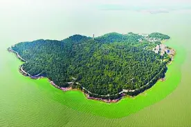 安徽巢湖：生态姥山岛 天然一绿洲图片