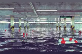 停在小区的车被水淹了，物业该担责吗？图片