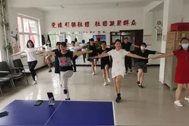 东光社区组织抗疫有我健身操 强身健体健康你我图片