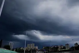 狂风暴雨来袭，南宁一外卖小哥被大树砸中！未来仍有强降雨图片