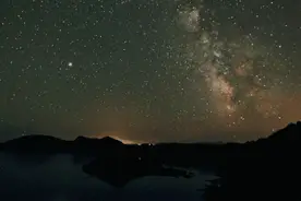 夜空中最亮的星图片
