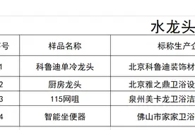 7批次水龙头、坐便器产品不合格，浪鲸牌智能坐便器上榜图片
