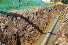 罗庄区水务局全力完成沂蒙南路拓宽供水管线迁改图片