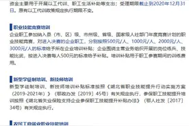 湖北明确企业职工、农民工培训补贴标准图片