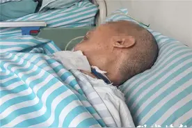 78岁老人脑出血住院快两年了，医院喊话三子女接老人回家图片