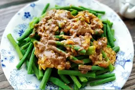 麻酱豆角：简单清爽，鲜香入味，比炒着吃更受欢迎图片