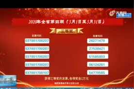 山东省第四期发票摇奖揭晓，一等奖奖金30万，幸运儿说不定就是你视频封面