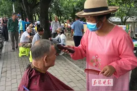 玉林城区的这条“理发街”，火了图片