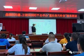 【 “针”功夫“以医扶贫”】鼎湖区民建、卫健局到我县举办“董氏奇穴针灸”技术培训及义诊活动图片
