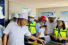 中建四局西北公司举办西安市第五届工地扬尘防治暨绿色施工示范工程现场观摩会图片