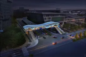 去杭州东站请预留充足时间！东站旁要建一座天桥，下周一起，这条车道要封闭了图片