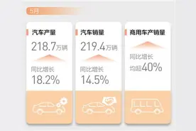 5月销量增长14.5% 汽车市场 产销两旺（新数据 新看点）图片