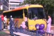 韩国：首都圈疫情持续 学生“错峰”上学图片