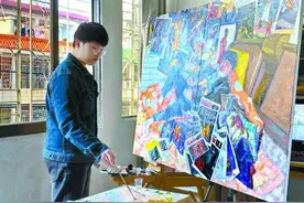 央美毕业生宅家办油画展意外走红图片