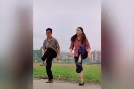 农村夫妻跳曳步舞走红后：活在当下最重要图片