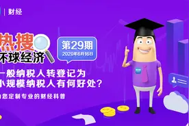 《环球经济热搜》：一般纳税人转登记为小规模纳税人有何好处？图片