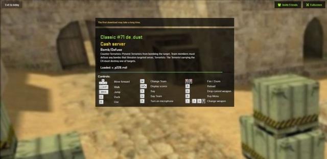 无需安装，现通过浏览器就能免费玩《反恐精英1.6》