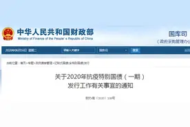 重磅！财政部发行1000亿元抗疫特别国债，个人可购买，发行条件等详情来了图片