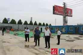 阳信县委书记栾兴刚对全县扬尘治理工作开展突击检查图片