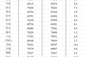 2019年安徽省城镇非私营单位人员平均年薪79037元 合肥90115元最高图片