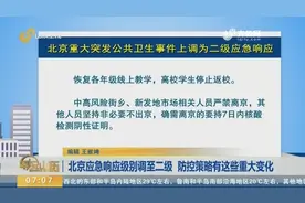 北京应急响应级别上调为二级，防控策略有这些重大变化，来了解下视频封面