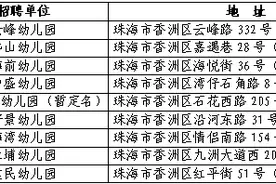不用笔试！珠海香洲9所公办幼儿园招225名教师图片