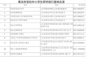 青岛首批中小学生研学旅行基地正式出炉，中国院子上榜图片