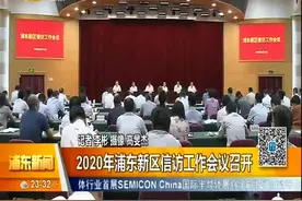 2020年浦东新区信访工作会议召开视频封面