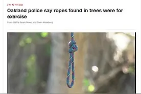 湖边树上挂绳子？加州警方很担忧：怕是和它有关图片