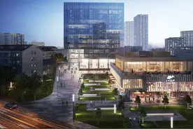 徐家汇核心商圈又将添一处文创新地标，东方明珠新媒体创智中心开工图片