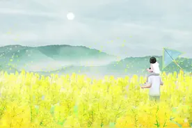 父爱如山 默默为孩子编织着岁月的童话图片