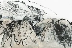 西部高原的笔墨重塑——马刚山水画赏析图片