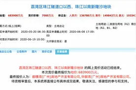 广州68亿卖出一幅江景地块！要建300米高楼，周边房价十万+图片