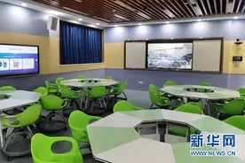 位于大别山区的黄冈师范学院教学进入“智慧”时代图片